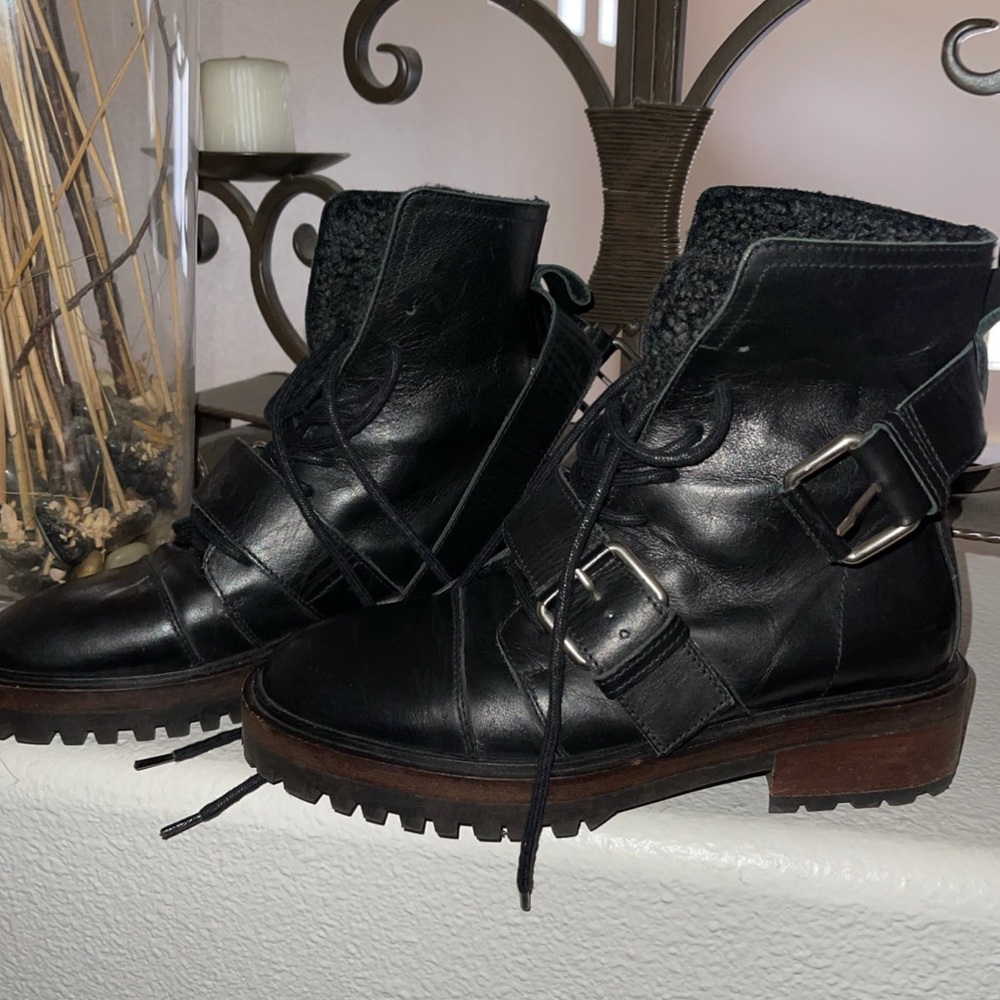 ZARA combat boots